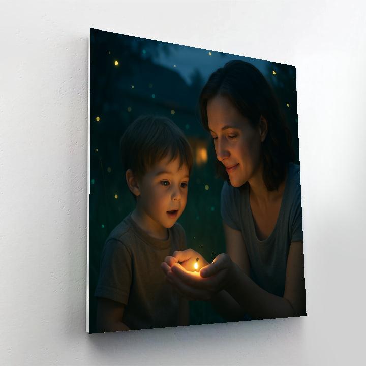 Teaching To Catch Fireflies paint by color