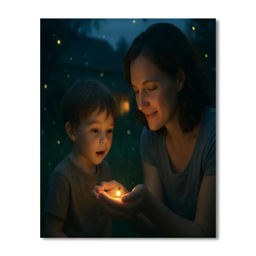 Teaching To Catch Fireflies paint by color