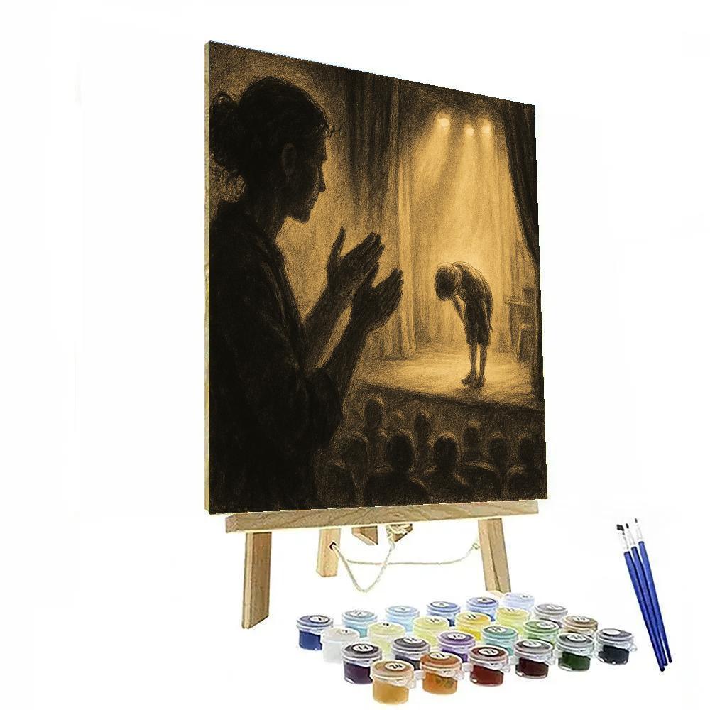 Take A Bow Curtain Call paint by number