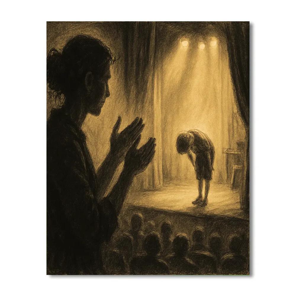 Take A Bow Curtain Call paint by number