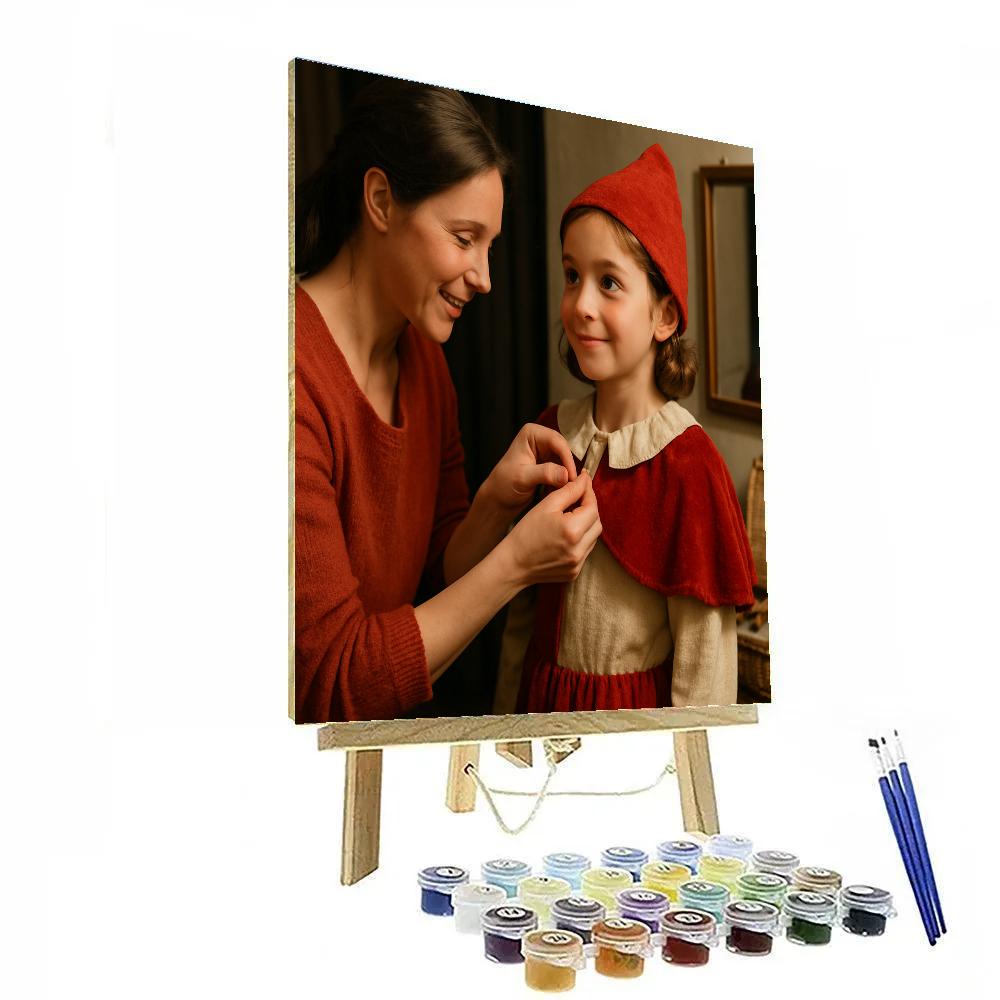 Helping With A School Play Costume Paint by numbers kits