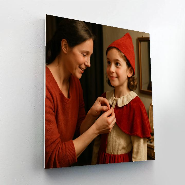 Helping With A School Play Costume Paint by numbers kits