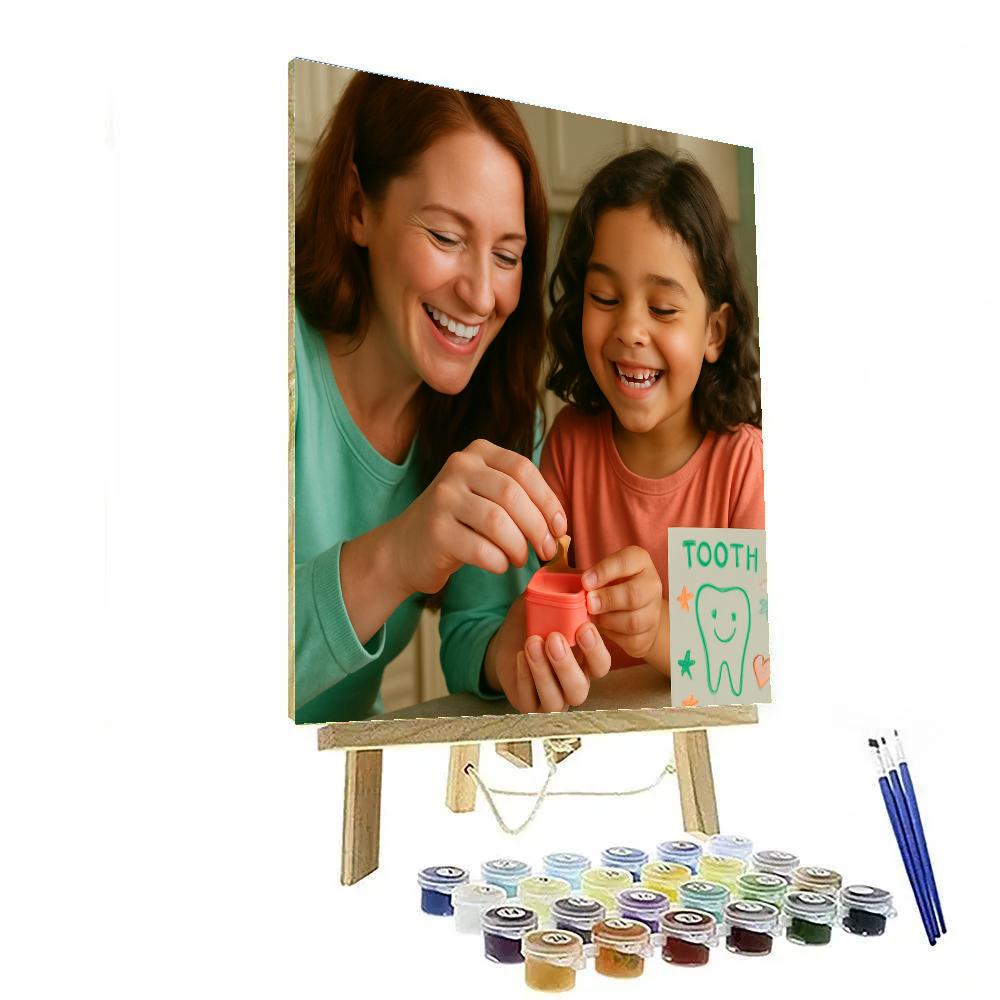 First Tooth Lost Celebration DIY paint by numbers