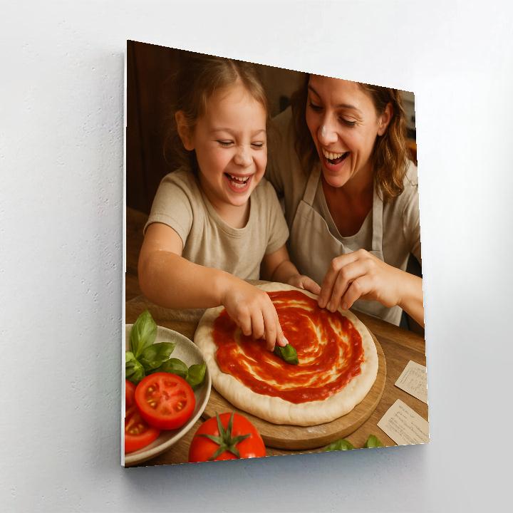 Little Chef Pizza Night paint by color