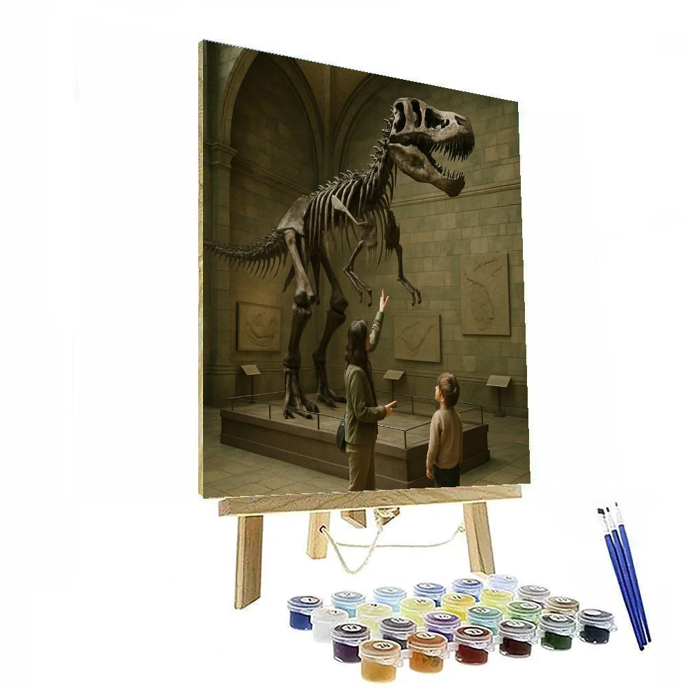 Museum Dinosaur Discovery paint by color