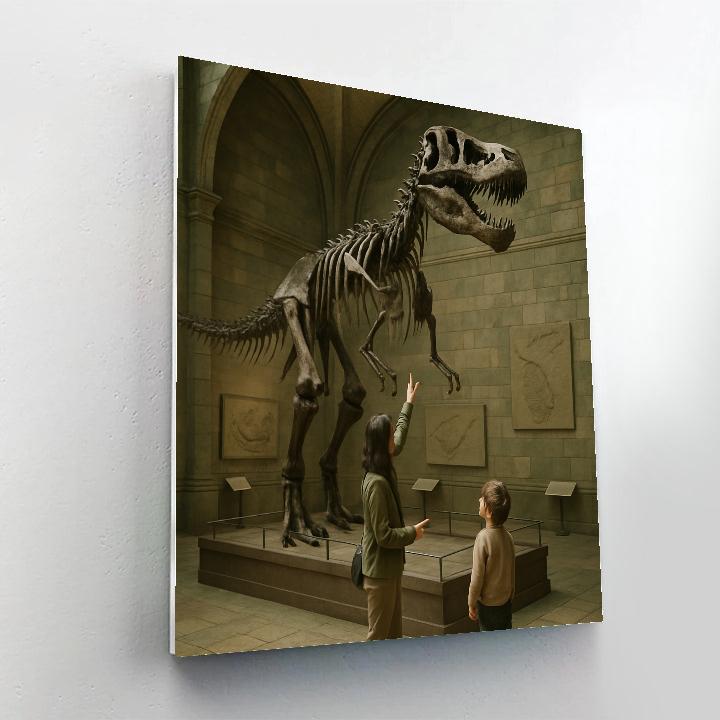 Museum Dinosaur Discovery paint by color
