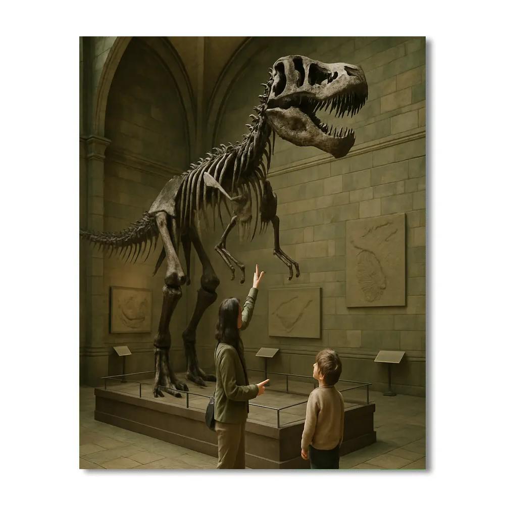Museum Dinosaur Discovery paint by color