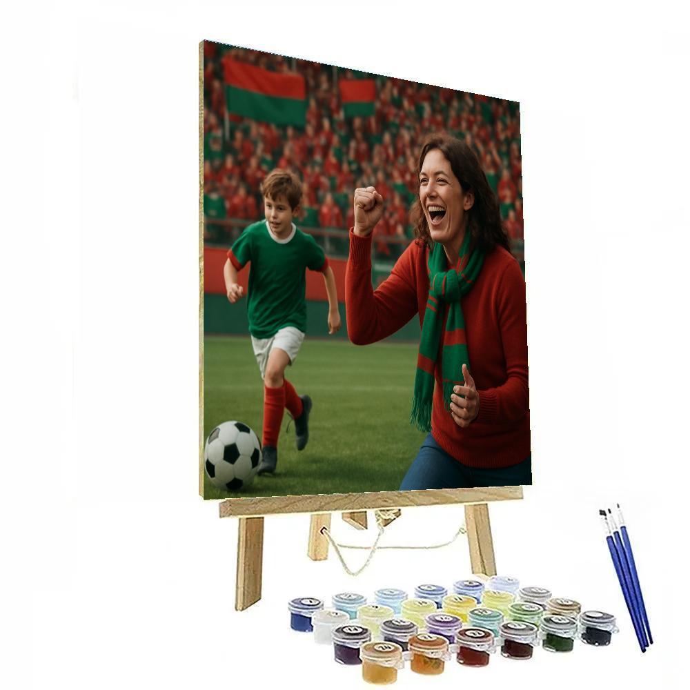 Stadium Sideline First Game Support Numbered painting kits