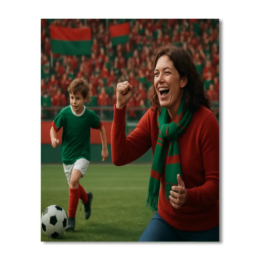 Stadium Sideline First Game Support Numbered painting kits