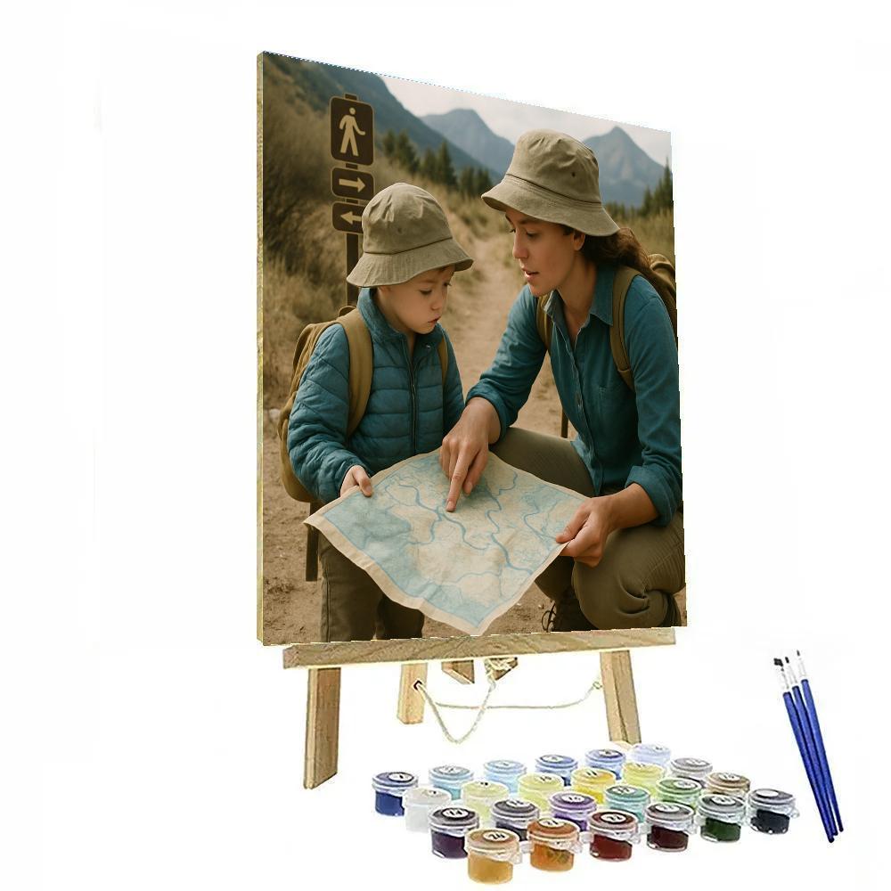 Teaching To Read A Map DIY paint by numbers