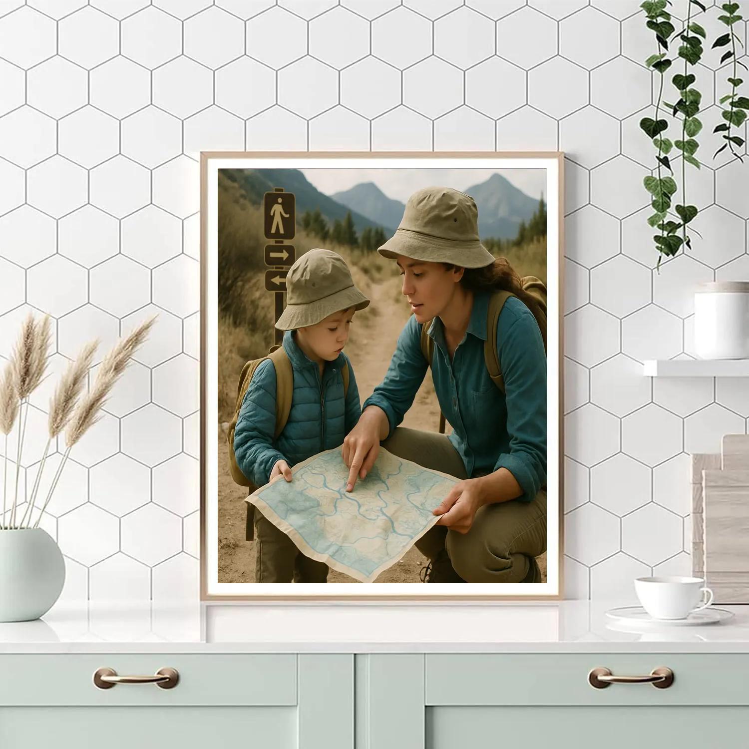 Teaching To Read A Map DIY paint by numbers