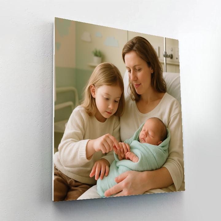 Quiet Hospital Nursery Visit paint by number