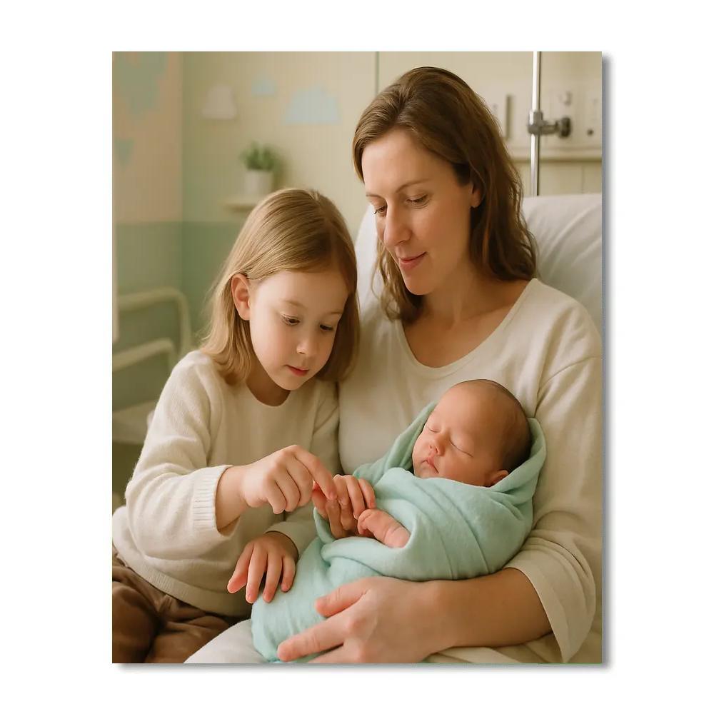 Quiet Hospital Nursery Visit paint by number