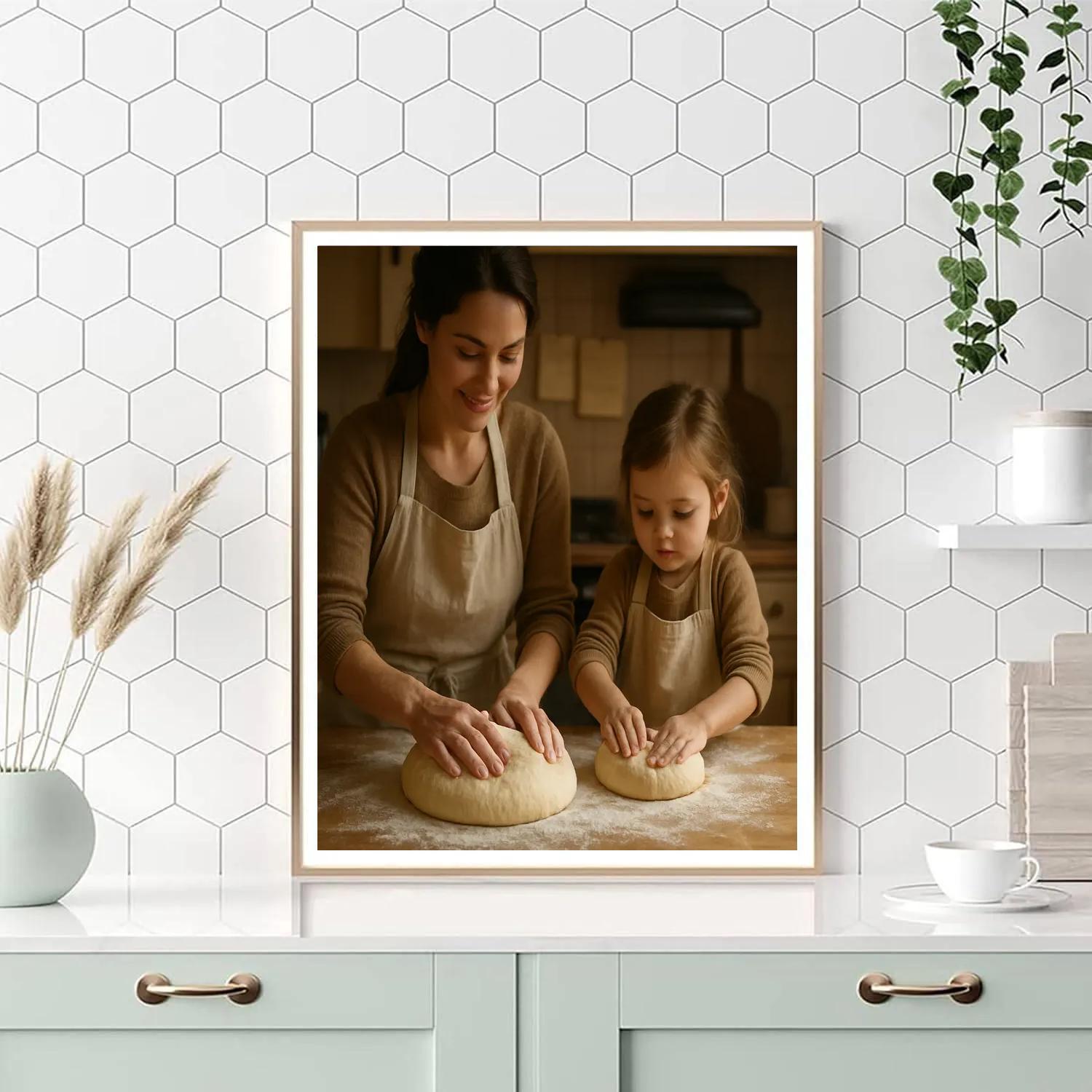 Teaching To Bake Bread Painting by numbers kit