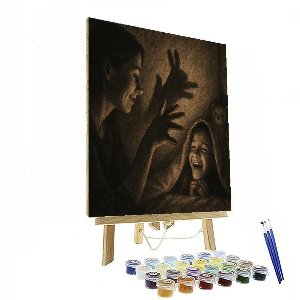Bedtime Shadow Puppet Stories Paint by numbers art