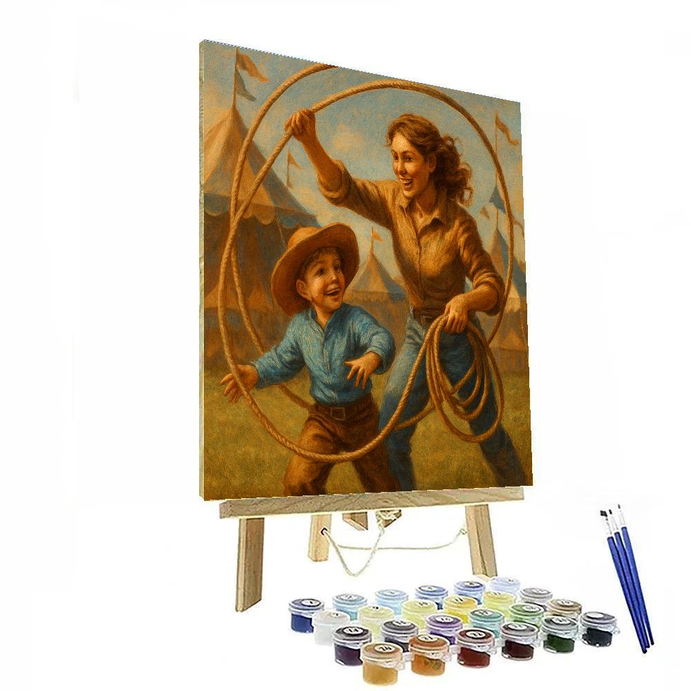 Learning To Lasso In Country Fair Numbered painting kits