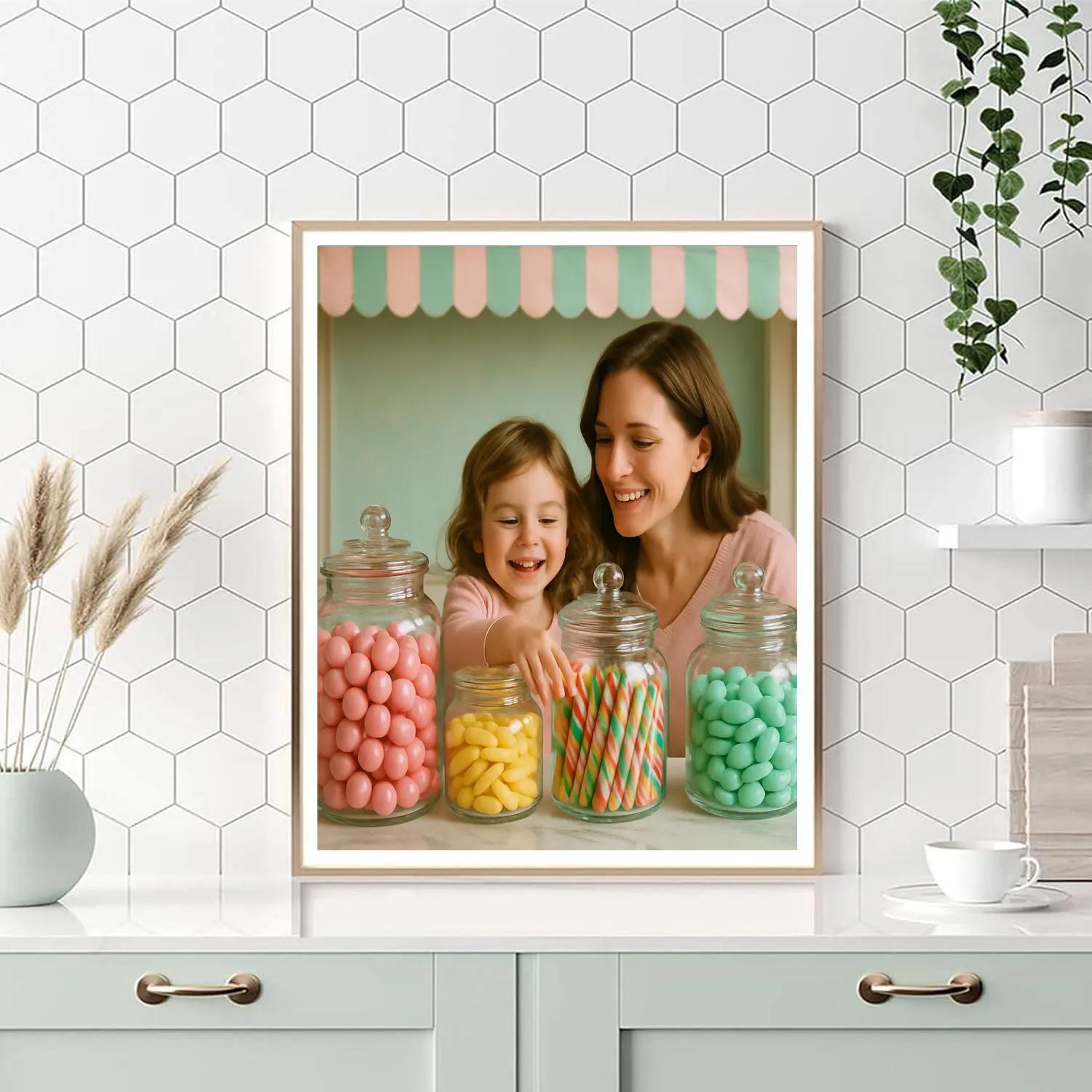 Sweet Shop Candy Selection Paint by numbers art