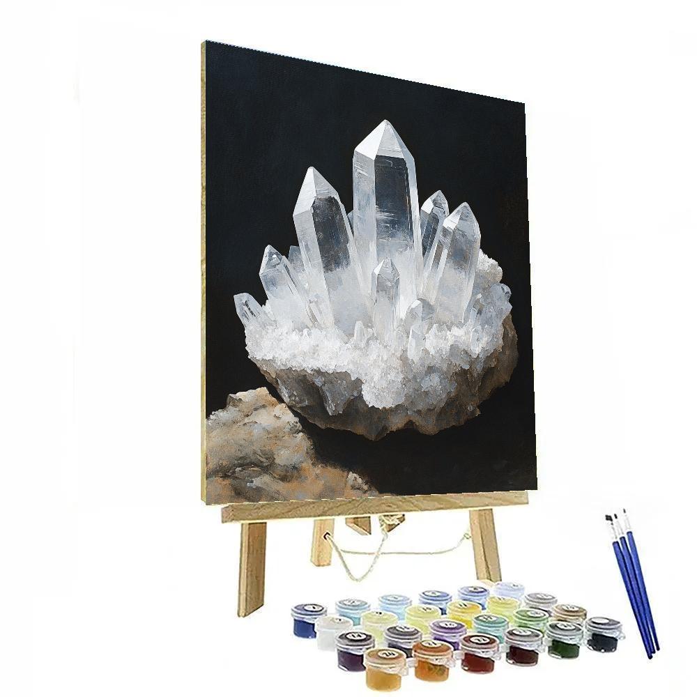Caravaggio Inspired Quartz Cluster Paint by numbers art