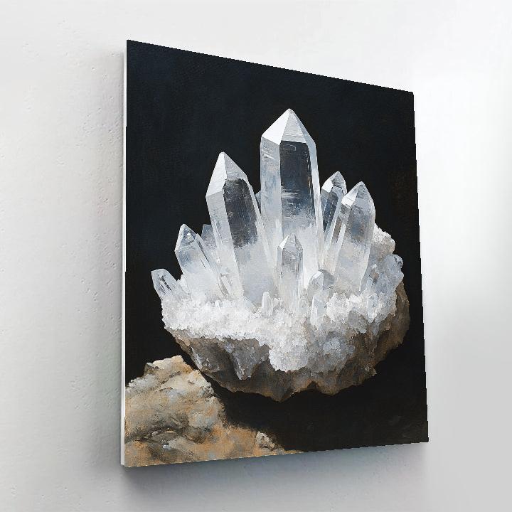 Caravaggio Inspired Quartz Cluster Paint by numbers art