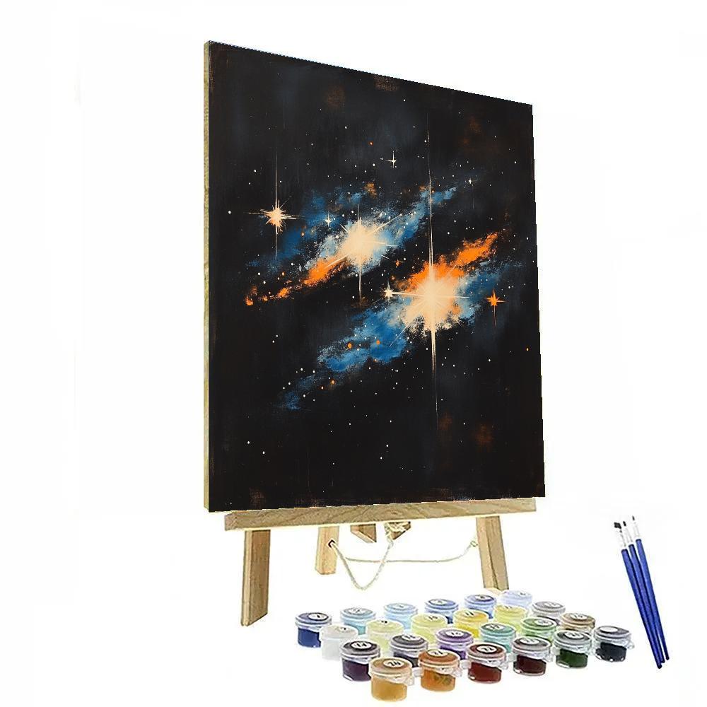 Edgar Degas Inspired Harmonic Constellations paint by number