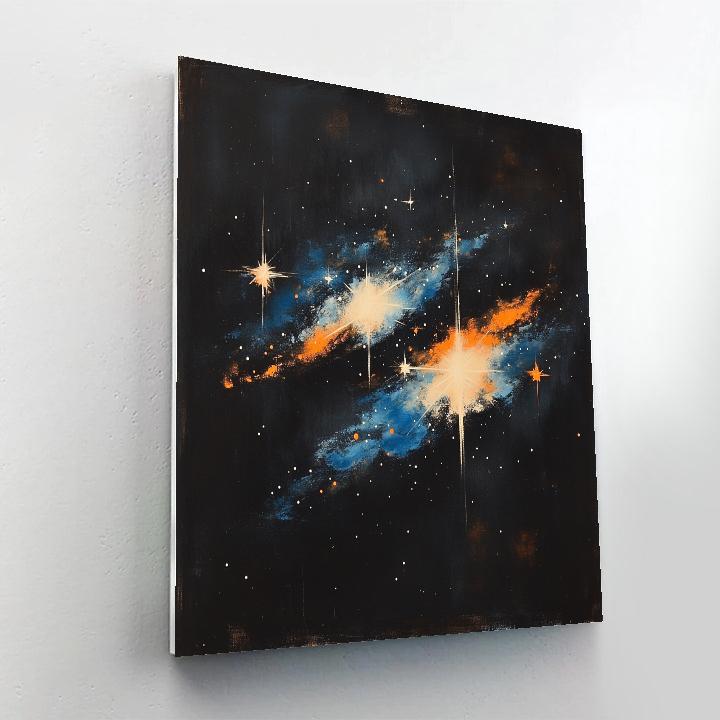 Edgar Degas Inspired Harmonic Constellations paint by number