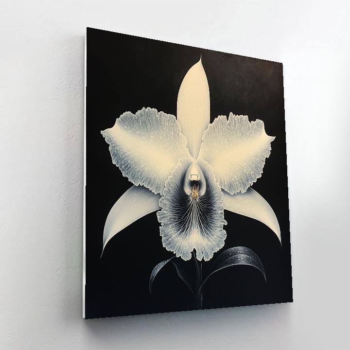 Caravaggio Inspired Midnight Orchid paint by color