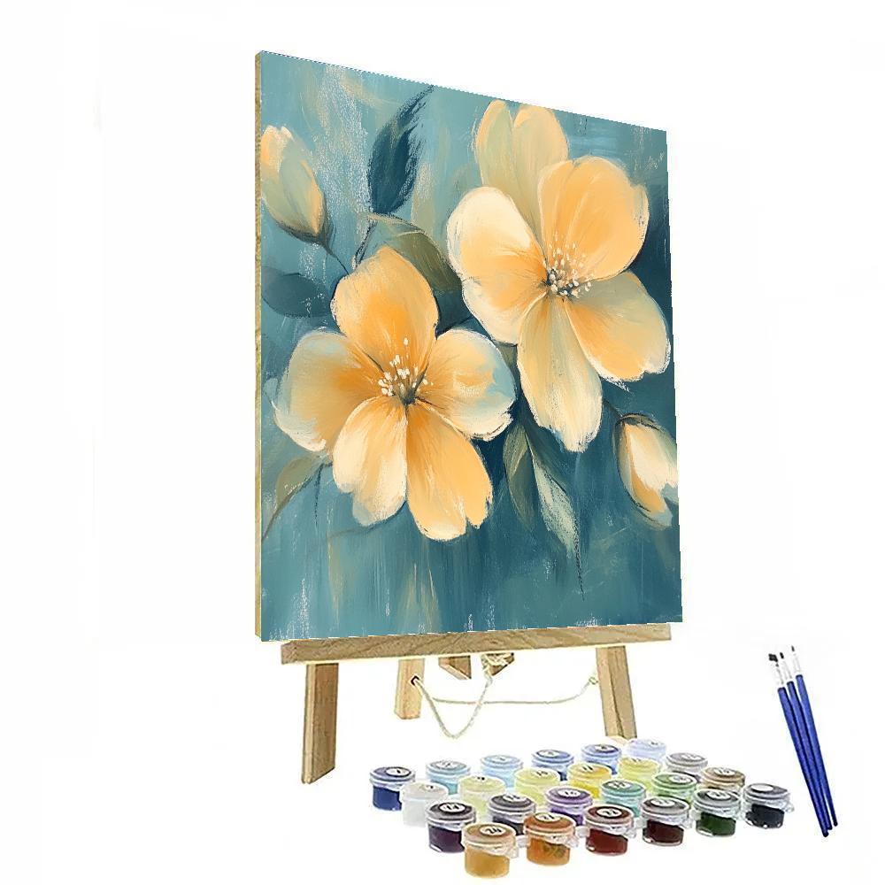 Edgar Degas Inspired Golden Garden Paint by numbers art