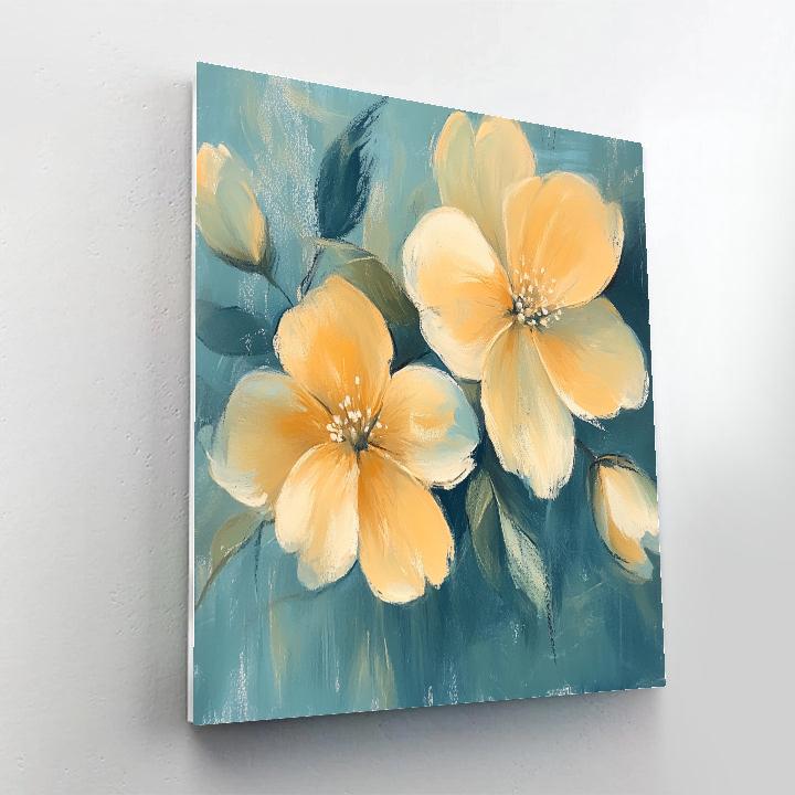 Edgar Degas Inspired Golden Garden Paint by numbers art