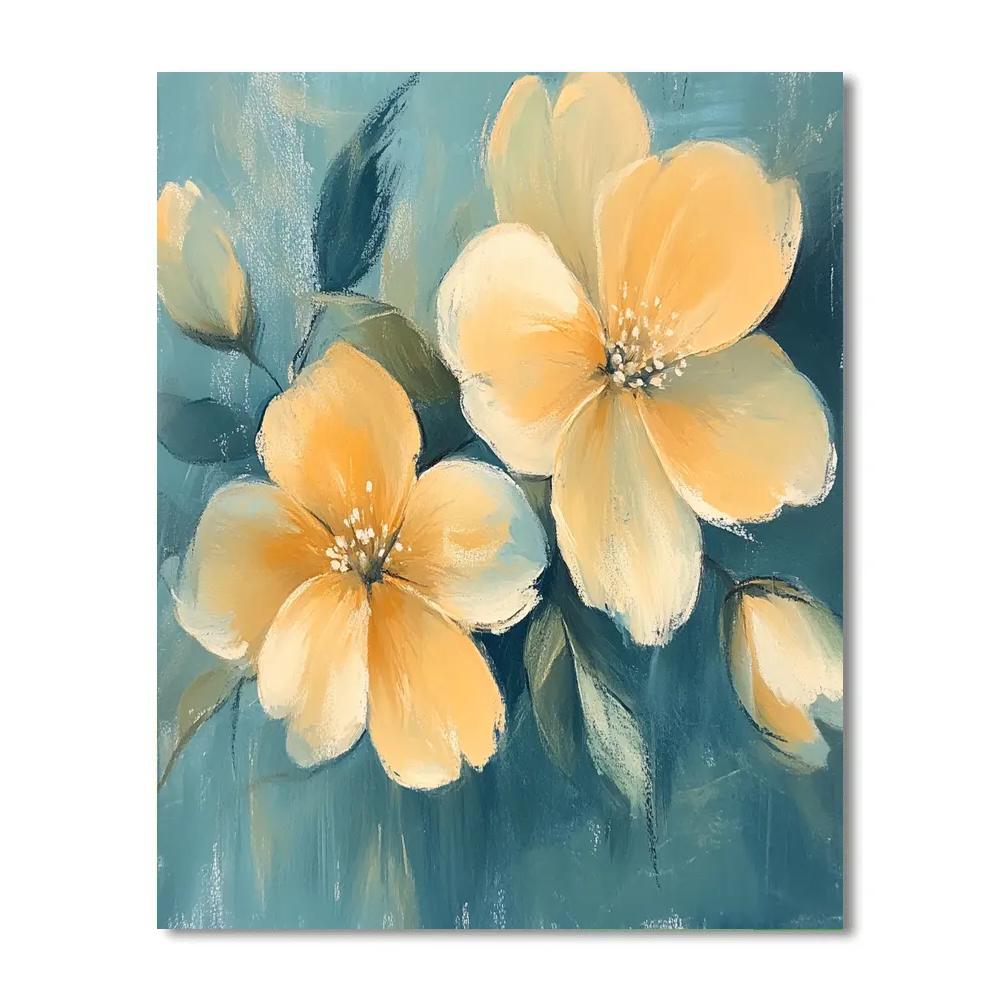 Edgar Degas Inspired Golden Garden Paint by numbers art