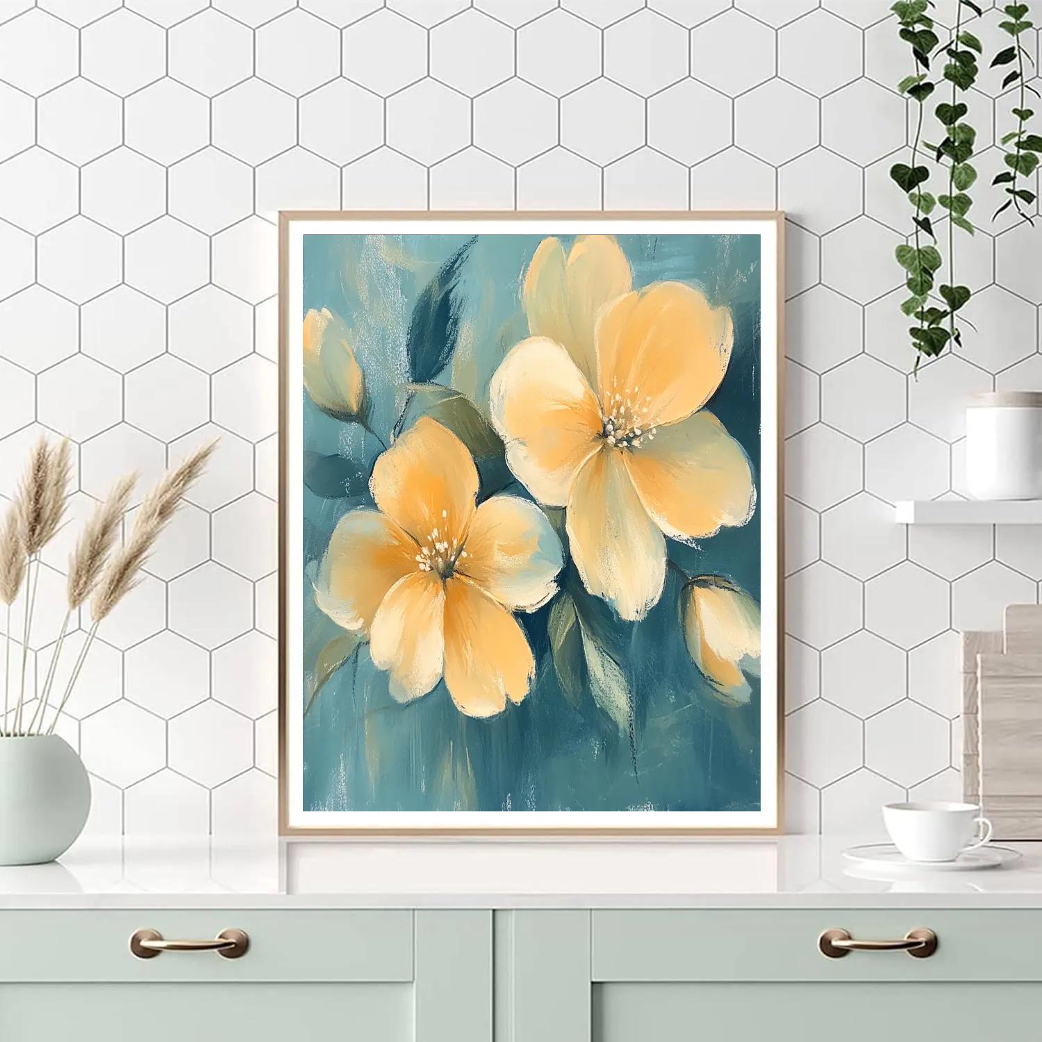 Edgar Degas Inspired Golden Garden Paint by numbers art