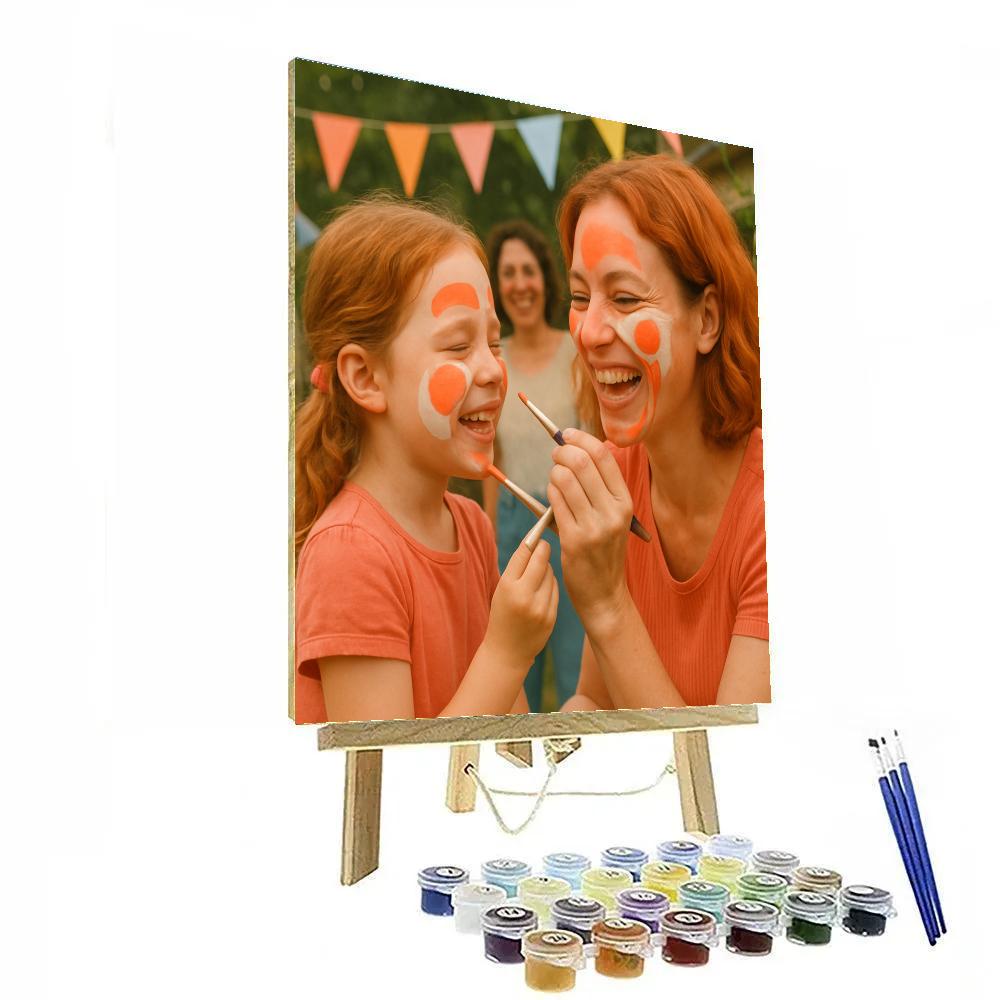 Learning To Paint Faces paint by color