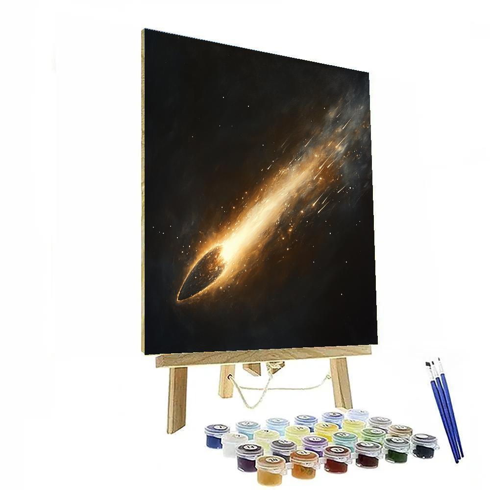 Caravaggio Inspired Celestial Comet Trail Paint by numbers kits