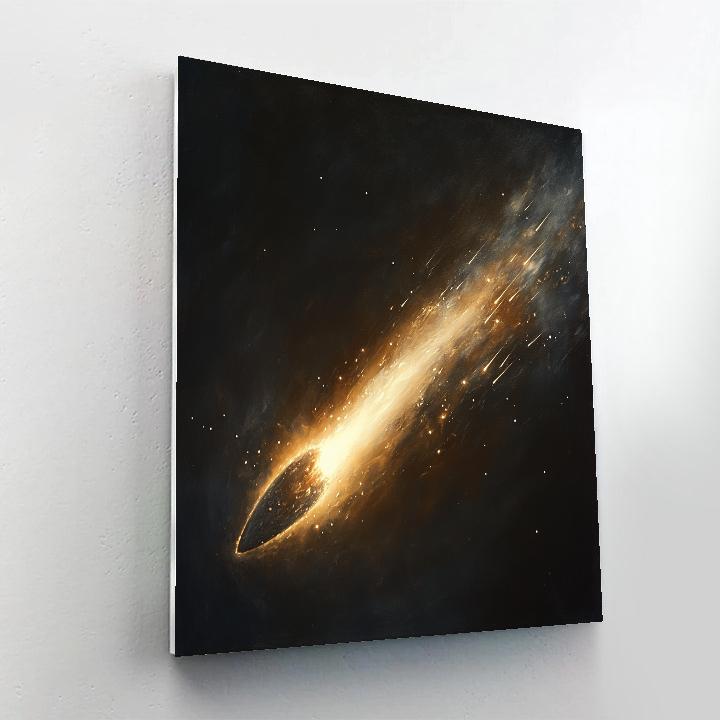 Caravaggio Inspired Celestial Comet Trail Paint by numbers kits