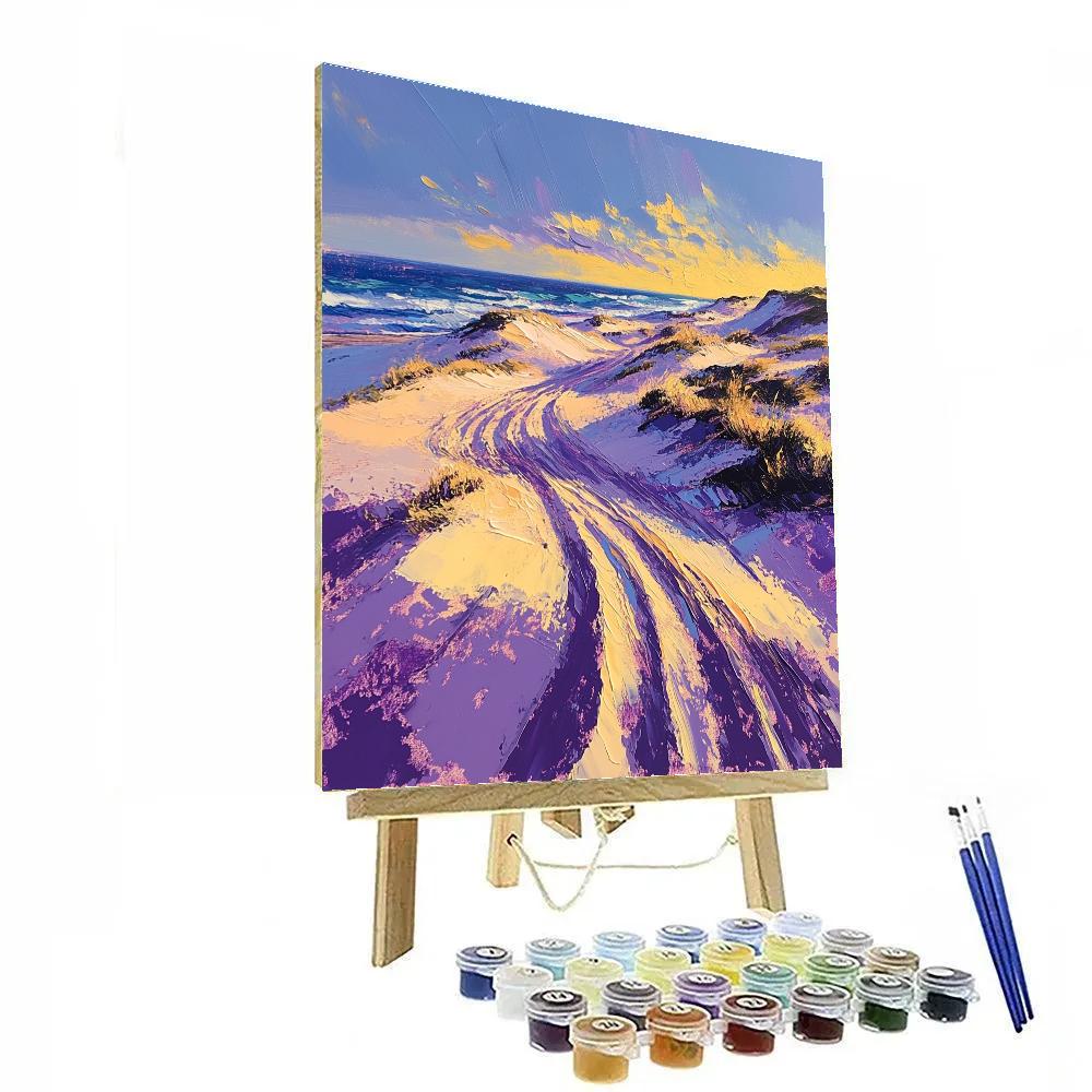 Edgar Degas Inspired Desert Dreams paint by color