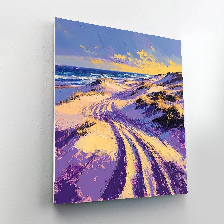 Edgar Degas Inspired Desert Dreams paint by color