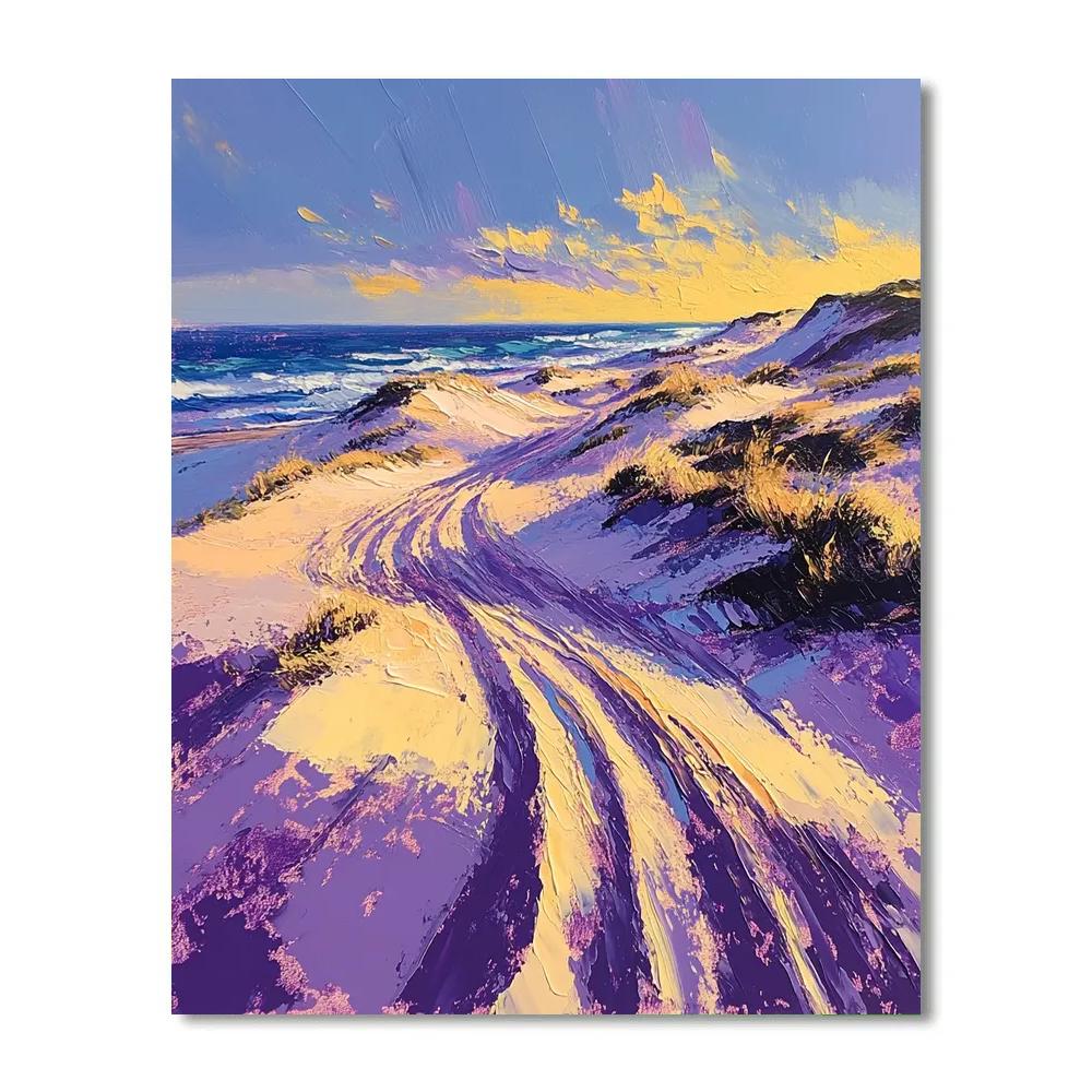 Edgar Degas Inspired Desert Dreams paint by color