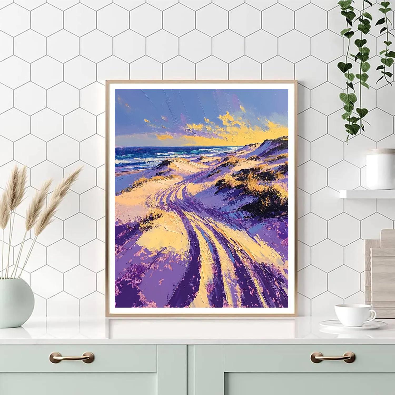 Edgar Degas Inspired Desert Dreams paint by color