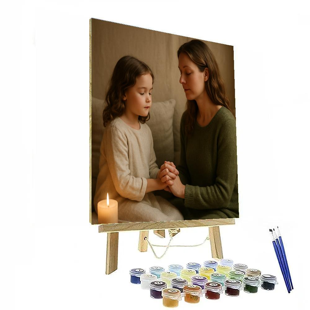 Quiet Prayer Or Meditation Together Painting by numbers kit
