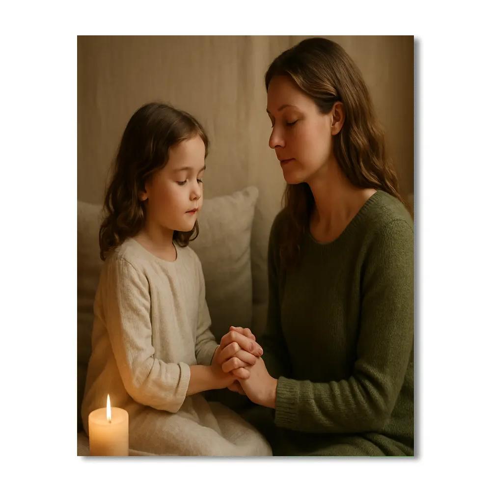 Quiet Prayer Or Meditation Together Painting by numbers kit