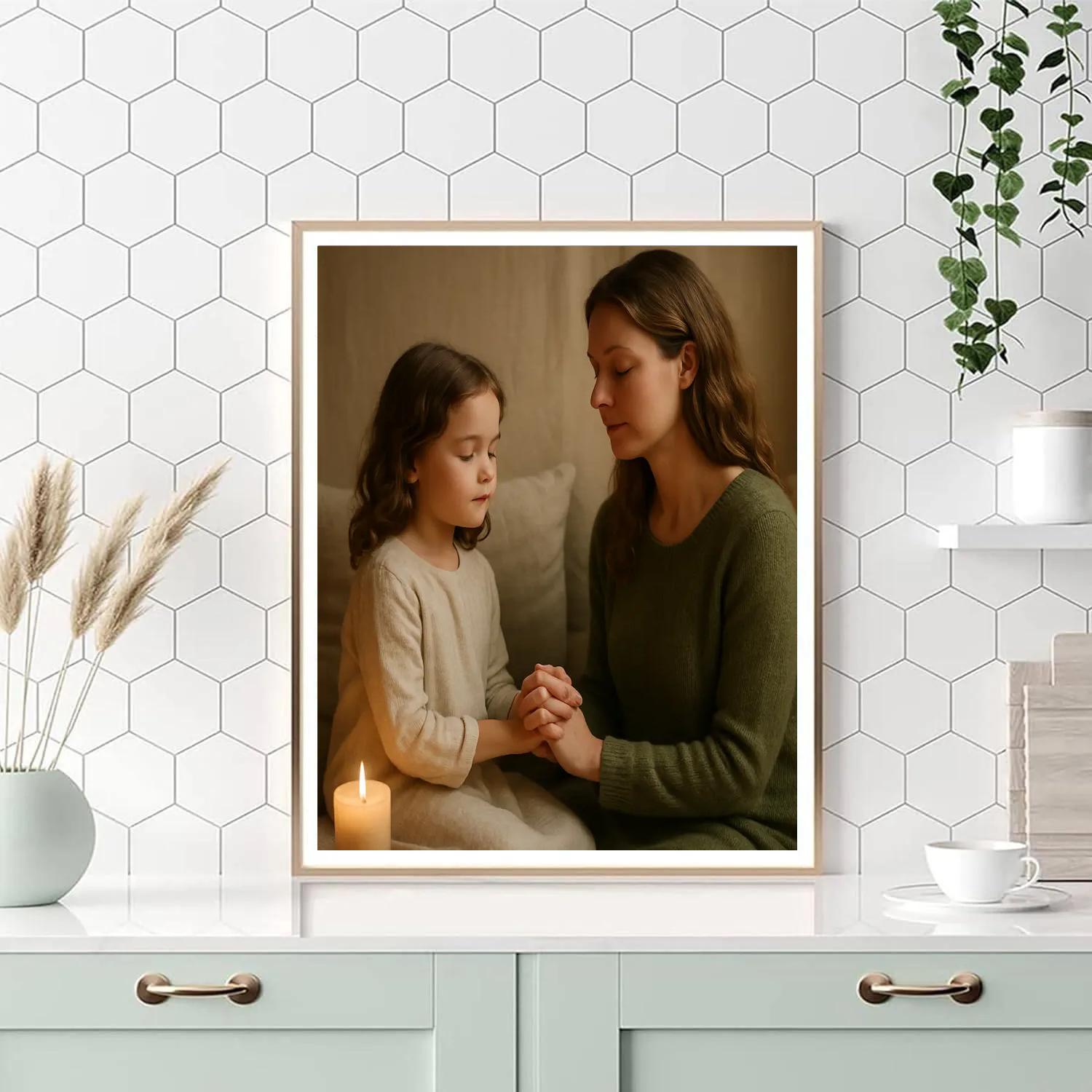 Quiet Prayer Or Meditation Together Painting by numbers kit