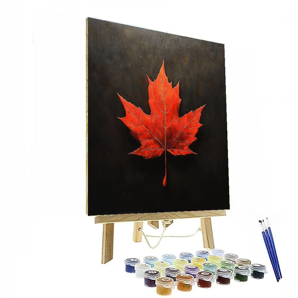 Caravaggio Inspired Autumn Maple Shadow painting number kit