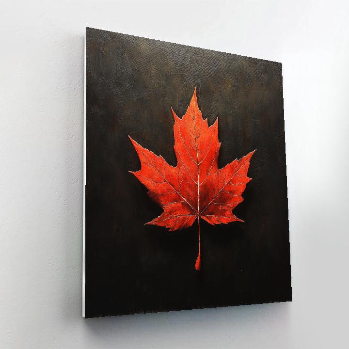 Caravaggio Inspired Autumn Maple Shadow painting number kit