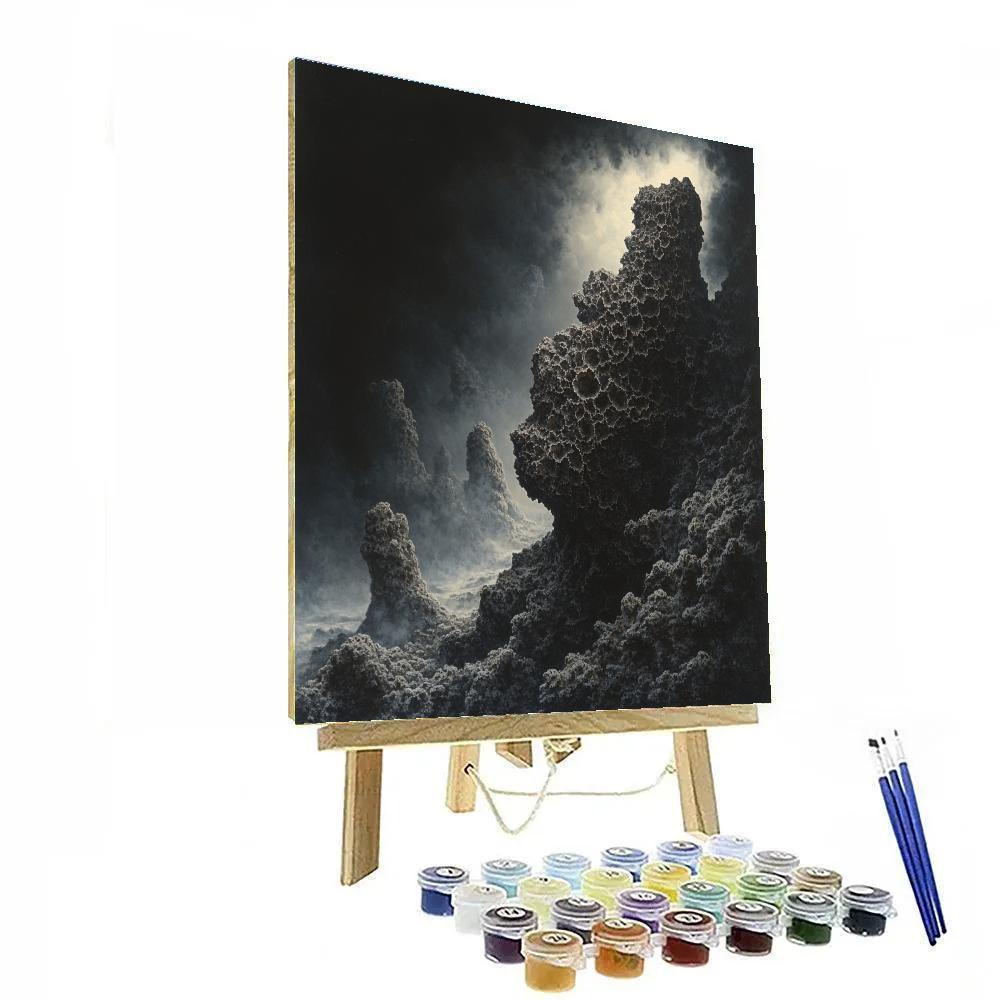 Caravaggio Inspired Deep Sea Coral Fragment Paint by numbers kits