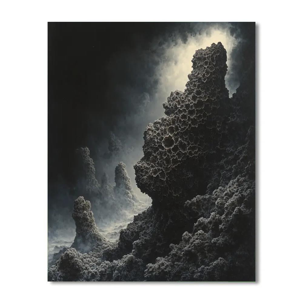 Caravaggio Inspired Deep Sea Coral Fragment Paint by numbers kits