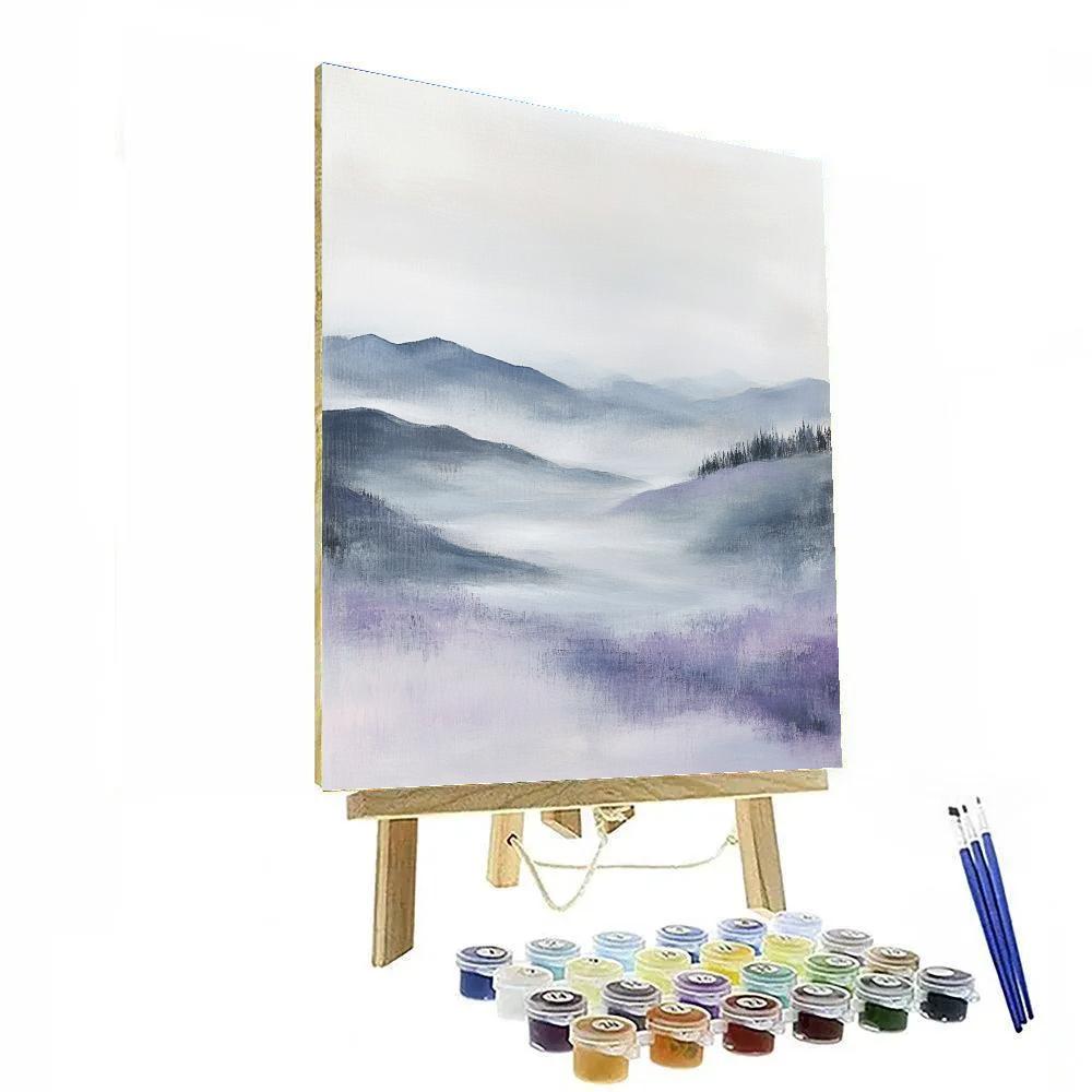 Edgar Degas Inspired Morning Mist DIY paint by numbers