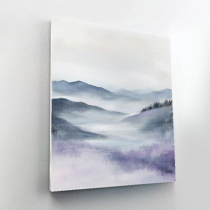 Edgar Degas Inspired Morning Mist DIY paint by numbers