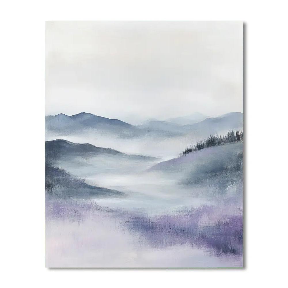 Edgar Degas Inspired Morning Mist DIY paint by numbers