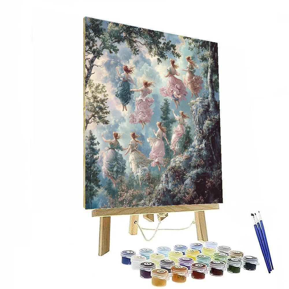 Botticelli Inspired Renaissance Mythology Scene Painting by numbers kit