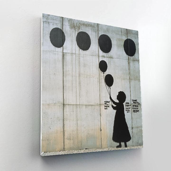 Banksy Inspired Social Commentary Wall Art painting number kit
