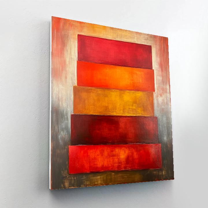 Mark Rothko Inspired Autumn Landscape Blocks Paint by numbers kits